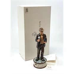 A limited edition Royal Doulton figurine, Thomas Edison HN5128, number 179/250, with box and certificate. 
