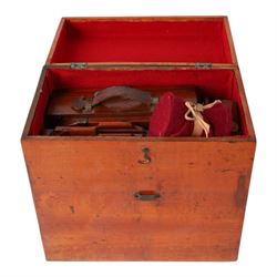 IVORY Early 20th century Taylor's Drug Co. The Albion half plate camera, with brass lens t...