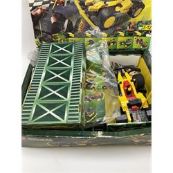 Lego System - 5600 Radio Controlled Car, boxed with instructions; and eight various Lego Games comprising Pirate Plank, Monster 4, Frog Rush, UFO Attacks, Lava Dragon, Ramses Return, Ninjago and Shave A Sheep, all boxed with instructions (9)