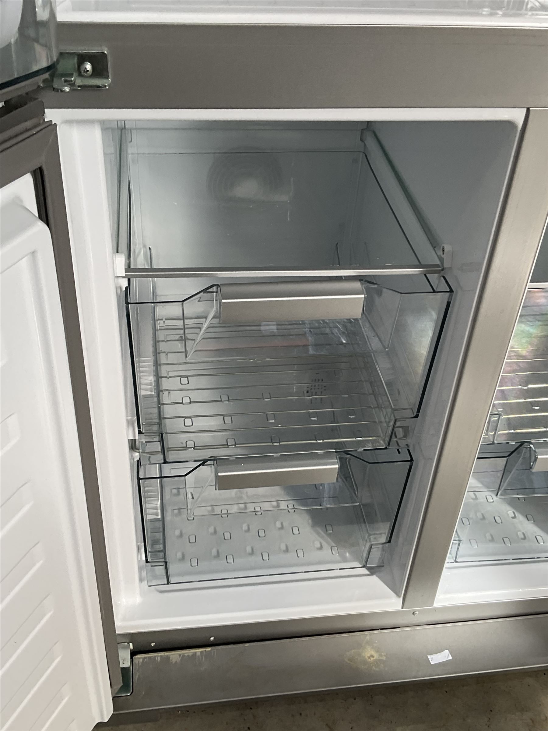 Sharp SJ-F1526E01 side by side fridge freezer, 90cm