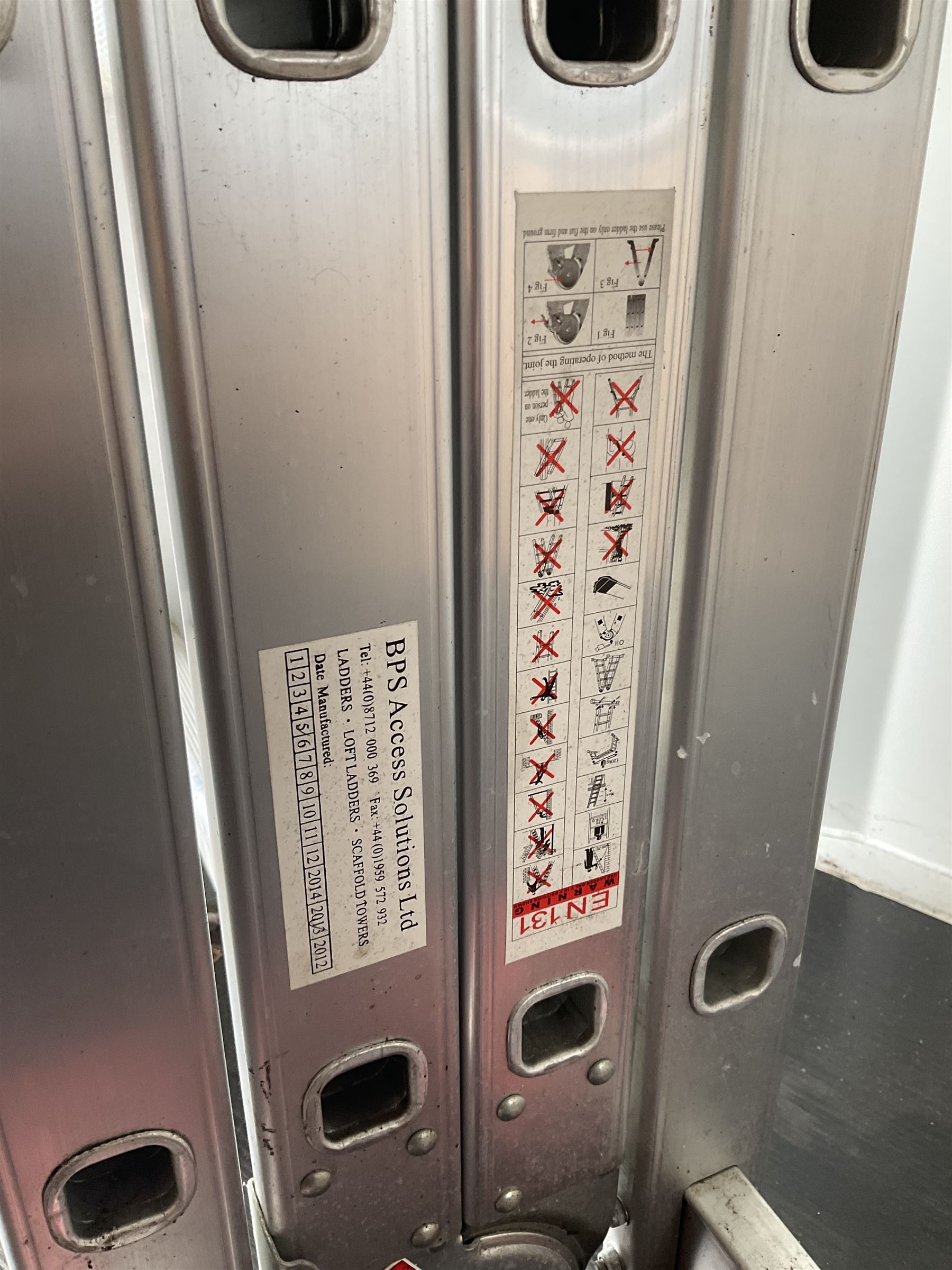 Multi-combination platform ladders  - THIS LOT IS TO BE COLLECTED BY APPOINTMENT FROM DUGGLEBY STORAGE, GREAT HILL, EASTFIELD, SCARBOROUGH, YO11 3TX