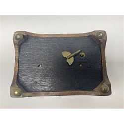 Small late 19th/early 20th century Swiss walnut cased musical box, the overglazed movement with 5cm cylinder and thirty-five tooth comb; the lid with card inscribed 'La Fauvette Salse' and 'Marche de Faust'; under base winding with key; serial no.50443, L12cm