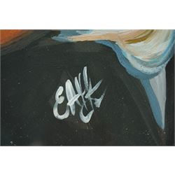 E A Chernenko (Ukrainian contemporary): Debbie Harry (Blondie) - Pop Art, acrylic on paper signed, certificate of authenticity verso 41cm x 29cm