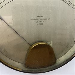 Evershed & Vignoles Ltd voltmeter, patent no 7569, in brass case with silvered dial, case D24cm