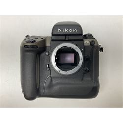 Nikon F5 50th Anniversary Model camera body, serial no. 3116231, with neck strap and original presentation box 