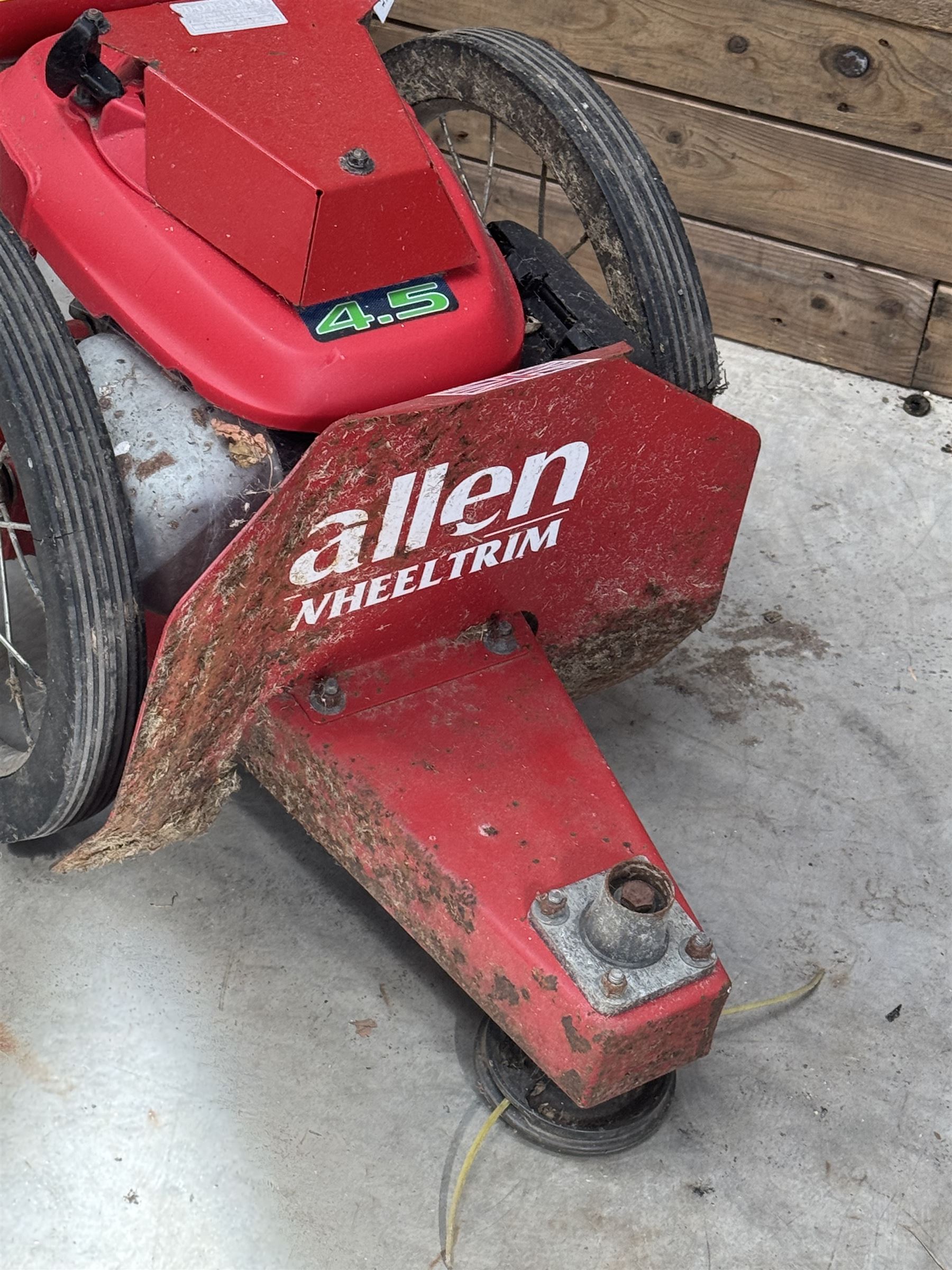 Allen Wheeltrim wheeled strimmer, Honda 4.5 petrol engine