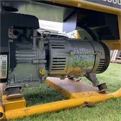 Briggs and Stratton Promax 6000A Generator, 10Hp, 15L fuel capacity, Weight: 82kg Socket Configuration - 1 x 230V/32A, 1 x 230V/16A, 1 x 115V/32A, 1 x 115V/16A
 - THIS LOT IS TO BE COLLECTED BY APPOINTMENT FROM DUGGLEBY STORAGE, GREAT HILL, EASTFIELD, SCARBOROUGH, YO11 3TX
