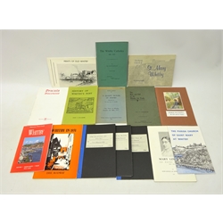  Collection of booklets and Pamphlets relating to Whitby, including Jet Trade, Post, Geo Weatherill, Dracular etc, (15) Provenance: Property of a Private Whitby Collector.   