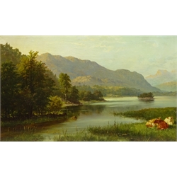  George Cammidge (British 1846-1919): Loch Rannoch, oil on canvas signed and dated 1881,  49 cm x 75cm  