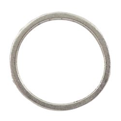 Platinum channel set diamond full eternity ring