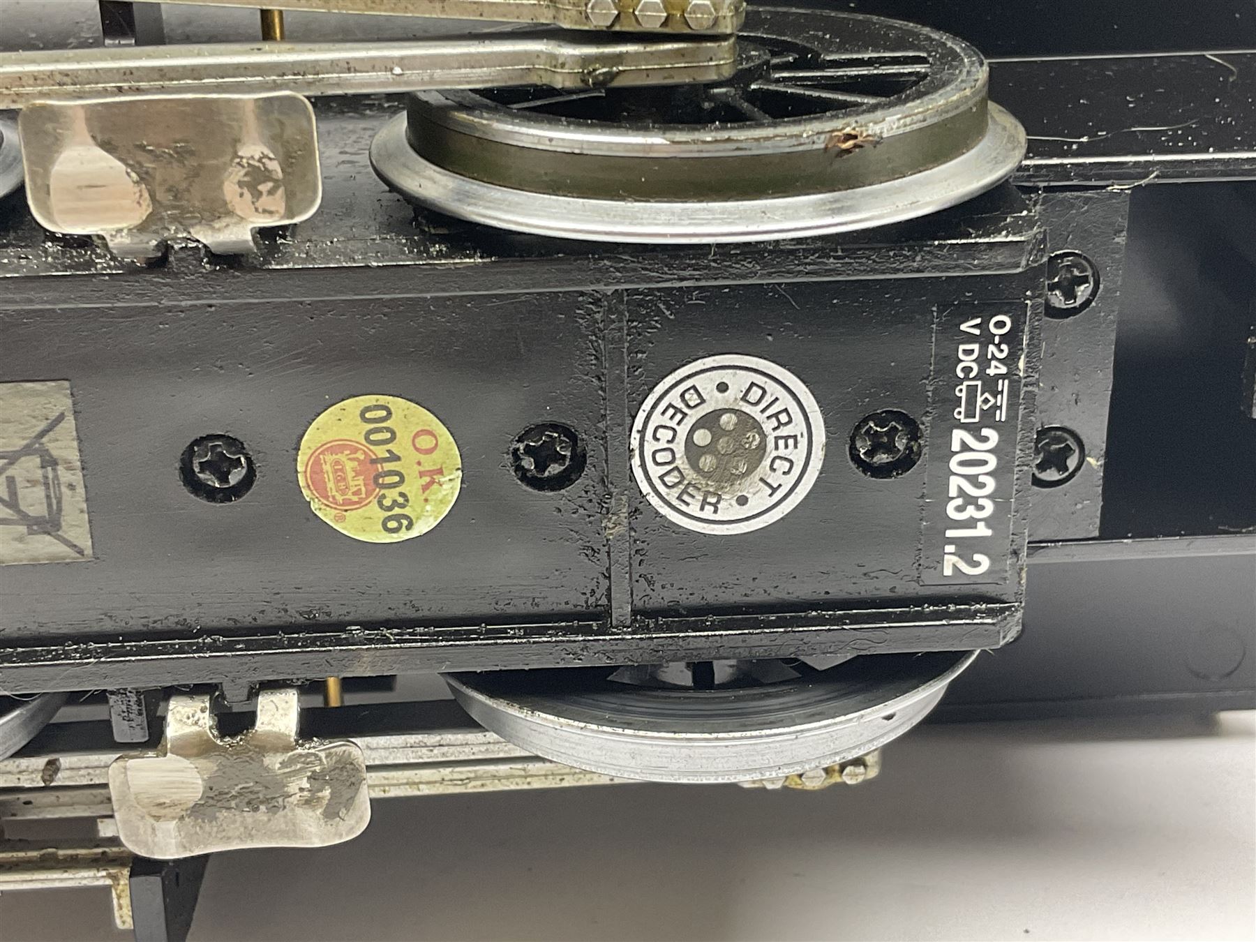 LGB (Lehmann Gross Bahn) G scale, gauge 1 2-4-0 steam locomotive, No 20231, in Santa Fe black livery, numbered 1217, unboxed