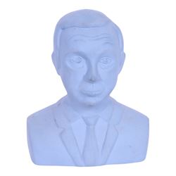 Karen Thompson, four studio pottery pieces, comprising, Michael Gove from the Art Party Conference Goveshy numbered 16/50, Sandwich from the York Curiouser project, Asparagus spear from We Must Fit In and mug