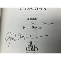 Collection of first edition books, to include John Boyne; The Boy in the Striped Pyjamas, limited edition 910/1000, singed by author, Jasper Fforde; The Eyre Affair, signed by author, Mark Haddon; The Curious Incident of the Dog in the Night-time , D.A.Stern; The Blair Witch Project: A Dossier, etc (16)