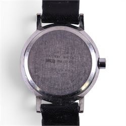 Mondaine Swiss Railway SBB CFF FFS watch, stainless steel with leather strap