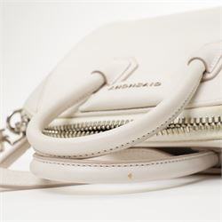 Givenchy - ‘Antigona’ Mini Bag, introduced circa 2011 under Riccardo Tisci, in structured white grained goat leather, with twin top carrying handles and detachable wide adjustable crossbody strap, with silver tone hardware, with original dust bag