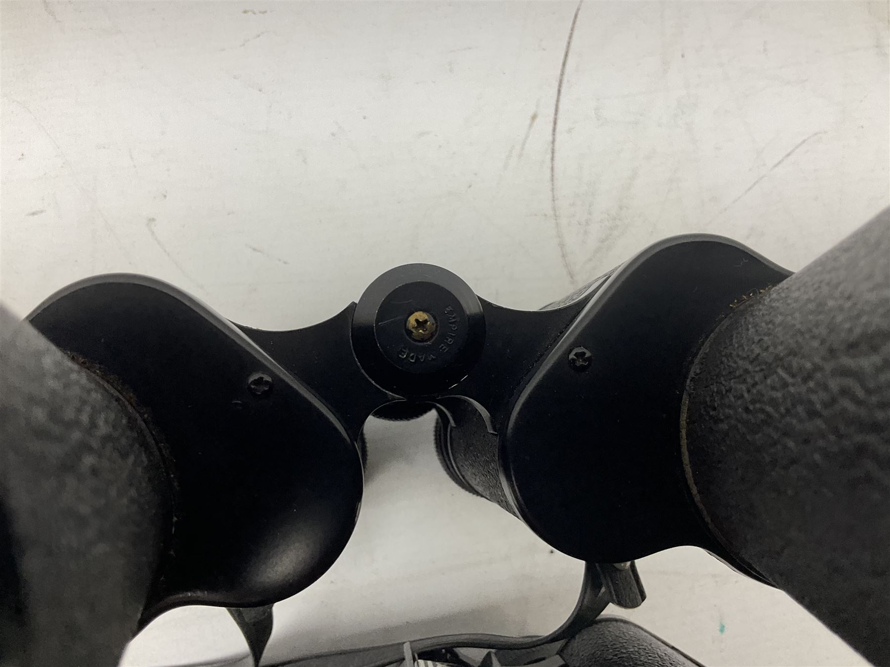 Eleven pairs of binoculars to include Lieberman & Gortz 20x65, Stem (USSR) 7x50, Helios 10x50 Field, Prinz 12x50, Tasco 8x40, Tasco 10x50, etc