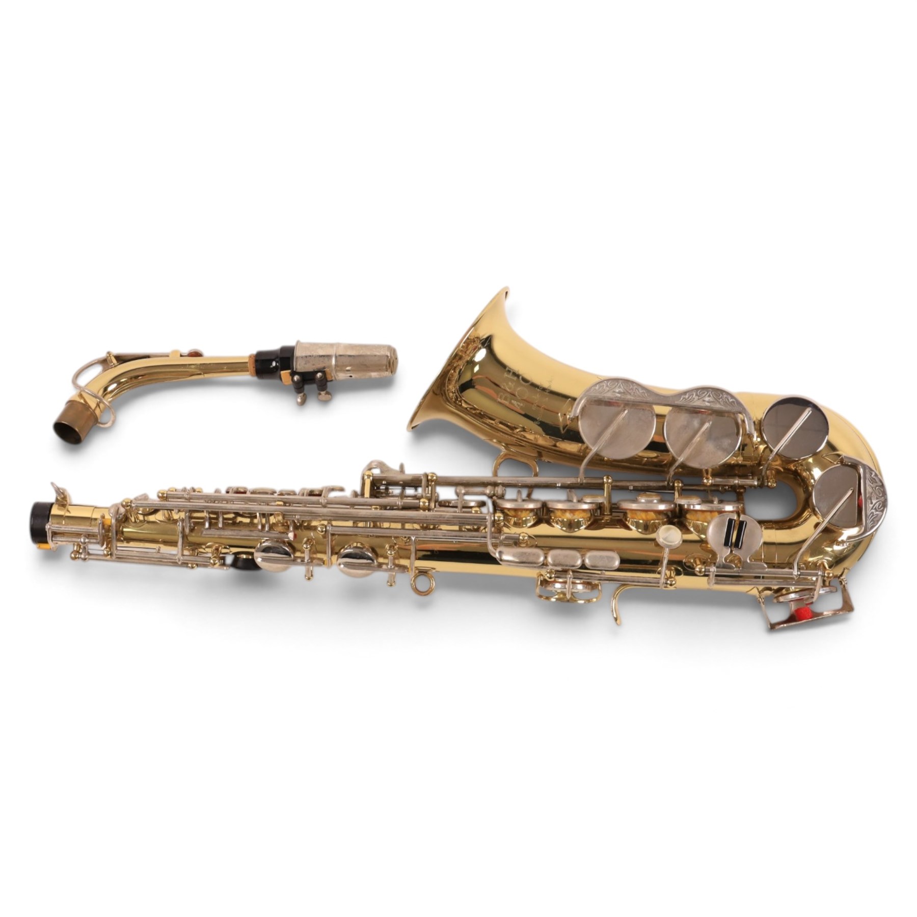 Boosey & Hawkes B&H 400 alto saxophone, serial no. 315050, in hard carry case