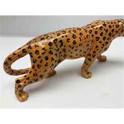 Group of Beswick figures to include leopard no 1082, rabbits, swan, pheasant no 1226 etc, all with marks beneath
