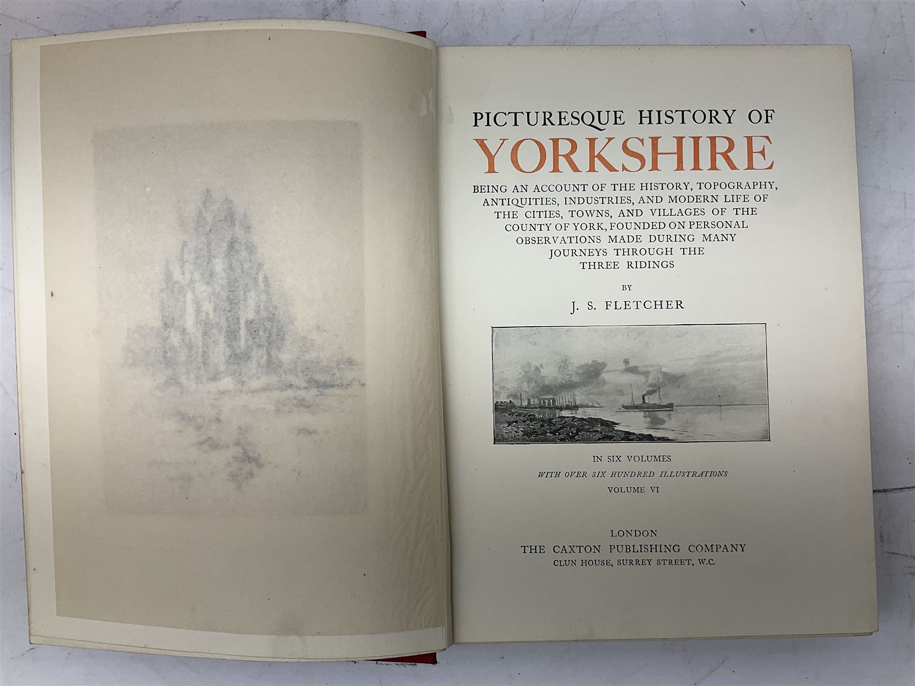 Hargrove WM; History and Description of the Ancient City of York in three volumes together with Fletcher JS; A Picturesque History of Yorkshire in six volumes