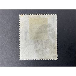 Queen Victoria used ten shillings stamp, 1867-83