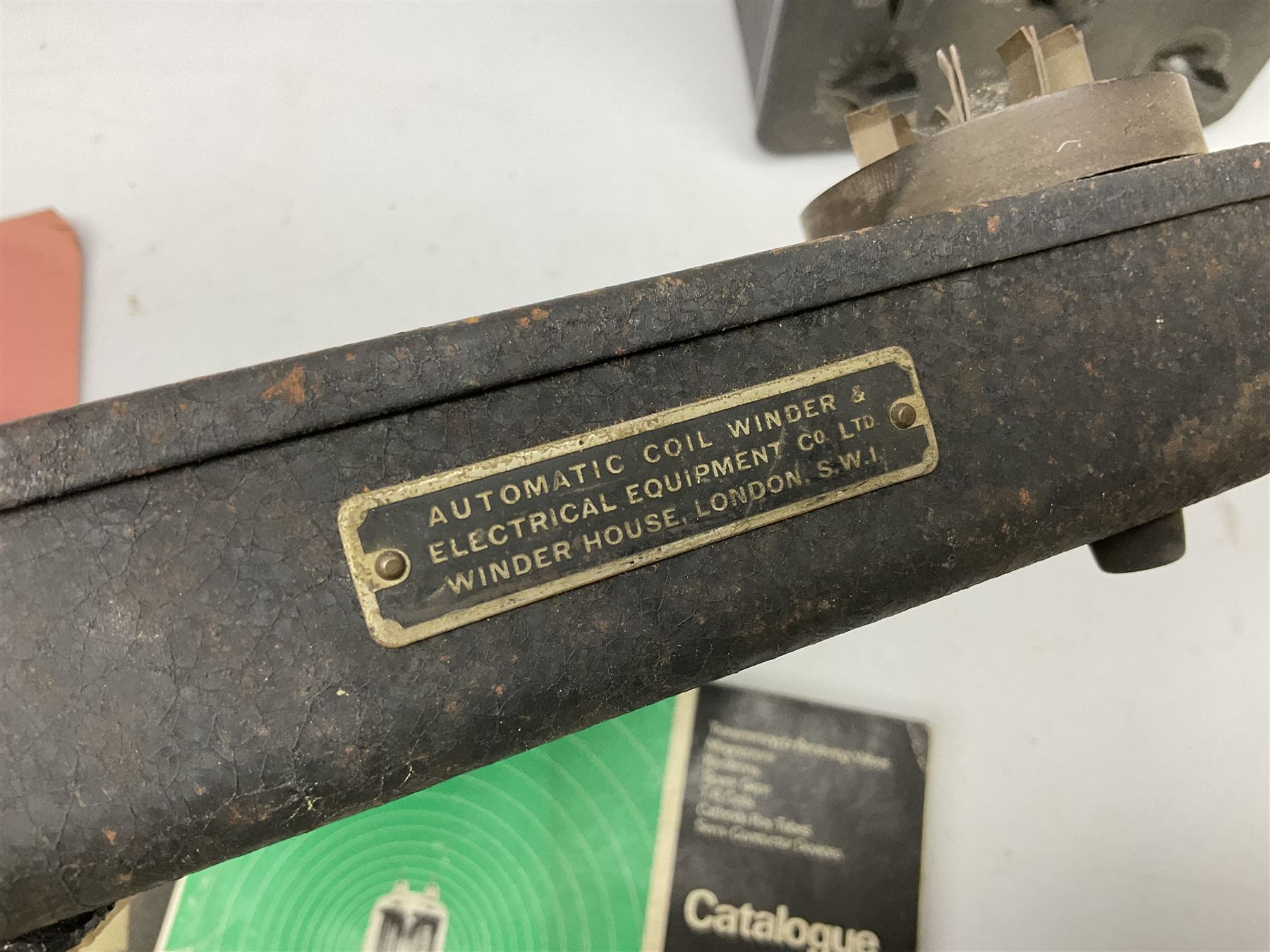AVO valve tester, British Patent 480752 by the Automatic Coil Winder & Electrical Equipment Co Ltd, together with 16-type plug board with connecting lead, AVO wide range signal generator with original instruction manural and AVO multimeters mk2 and mk4 etc