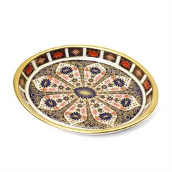 Royal Crown Derby Imari 1128 pattern miniature tea set, boxed, tray W19cm, teapot H7.5cm