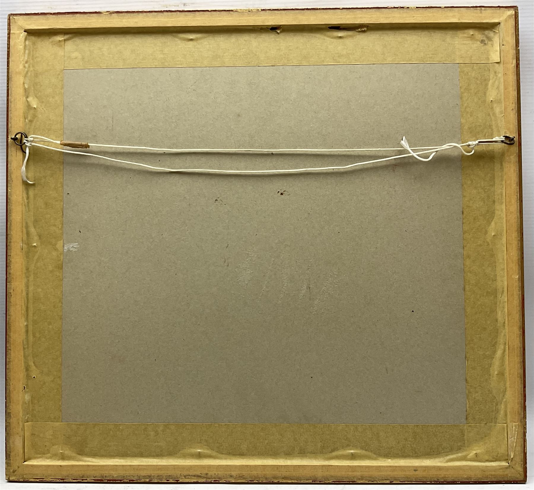 Rowland Henry Hill (Staithes Group 1873-1952): Hanging out Washing at Ugthorpe Mill, watercolour signed 21cm x 26cm