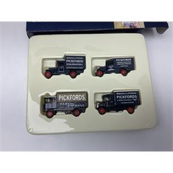 Thirty-eight modern die-cast models/sets  including Corgi and Lledo 1:76 scale Trackside vehicles; Unimax, Atlas and other tanks; TV & film related; advertising and promotional; QEII 80th Birthday etc; all but one boxed (38)