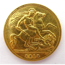  1913 gold half sovereign  