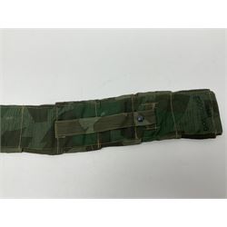 WW2 German Luftwaffe Parachutist's camo bandolier; stamped 0/0510/0052 1943