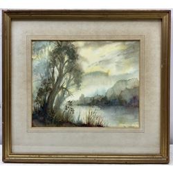 John Whitmore Howey (British 1946-): Lake District Landscapes, pair watercolours signed, dated 1979 verso 22cm x 27cm (2) 
Notes: John is the son of fellow artist Robert Leslie Howey (1900-1981), and grandson of Staithes Group member John William Howey (1873-1938).