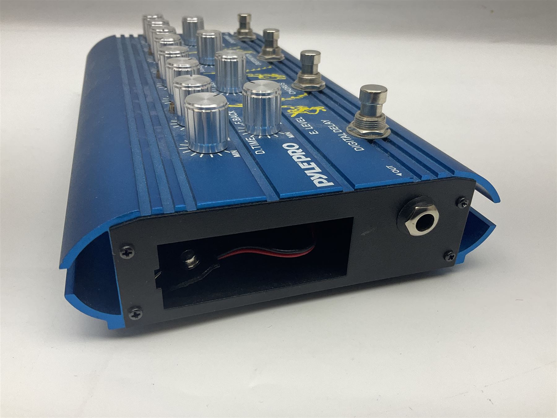 Harman DigiTech Trio Band Creator; boxed with power supply, lead and paperwork; and Pylepro PPDLAI guitar multi effects controller (2)