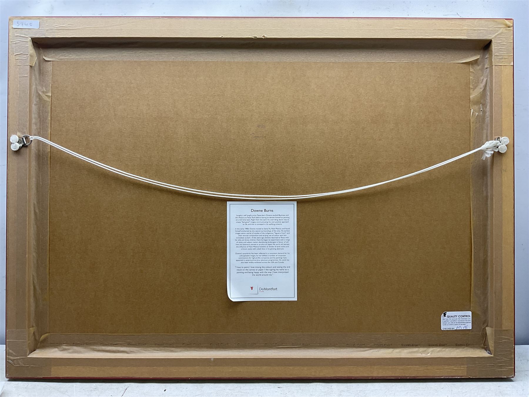 Downe Burns (American Contemporary): 'Colourworld II', limited edition print signed titled and numbered 45/195 in pencil, 46cm x 77cm 