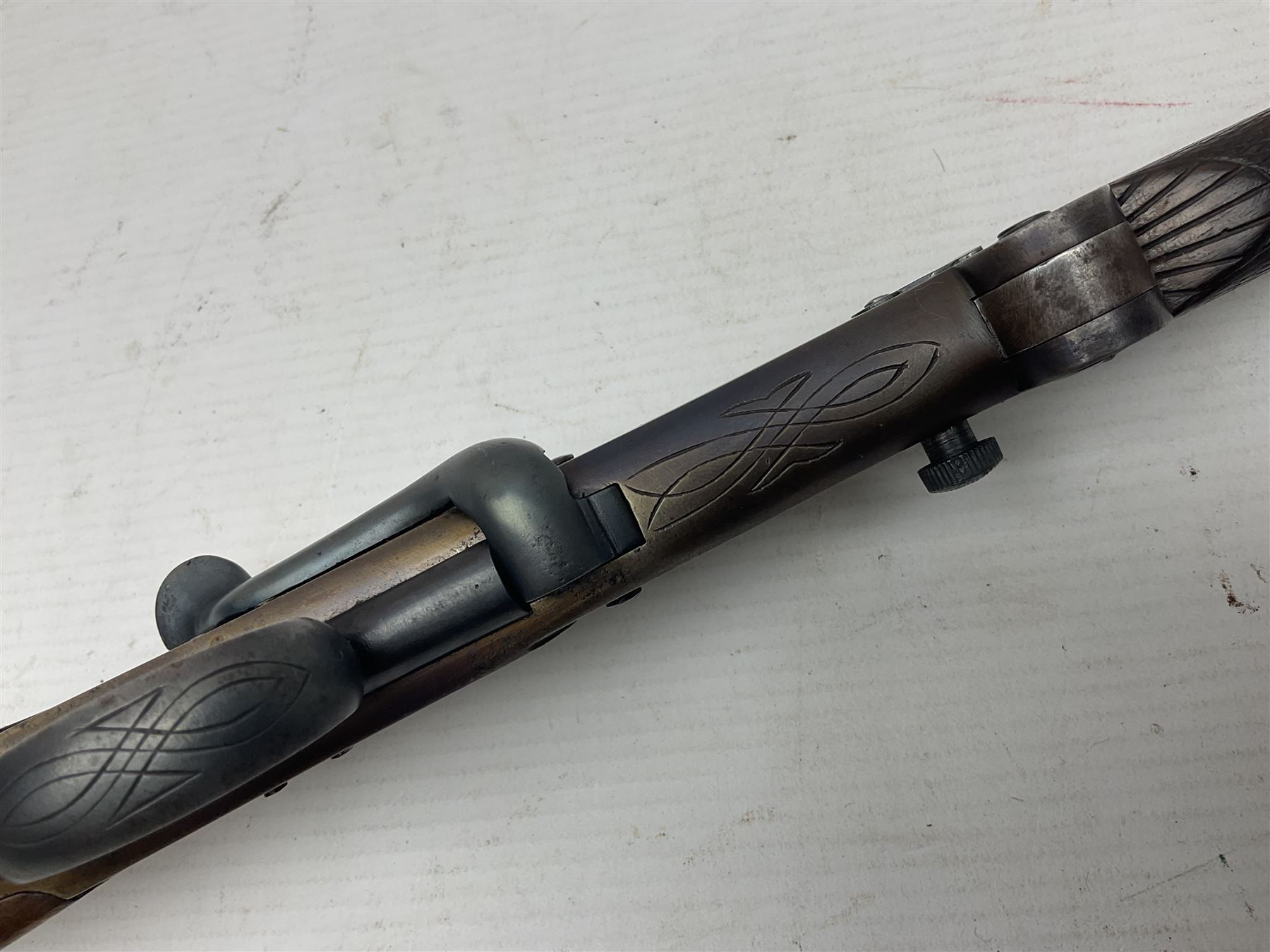 SHOTGUN CERTIFICATE REQUIRED - Belgian .410 folding single barrel hammer shotgun, with 75cm(29.5