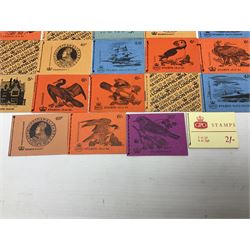 GPO pre -decimal stamp booklets and other stamp booklets, some being complete