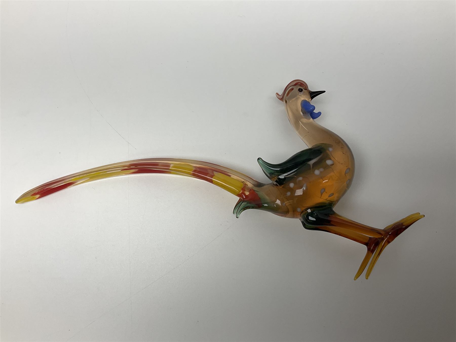 Large collection of hand-blown glass animals and figures, to include fish, birds, cats, dogs, monkeys etc