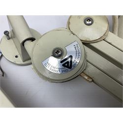 Pair cantilever wall mounted lamps 