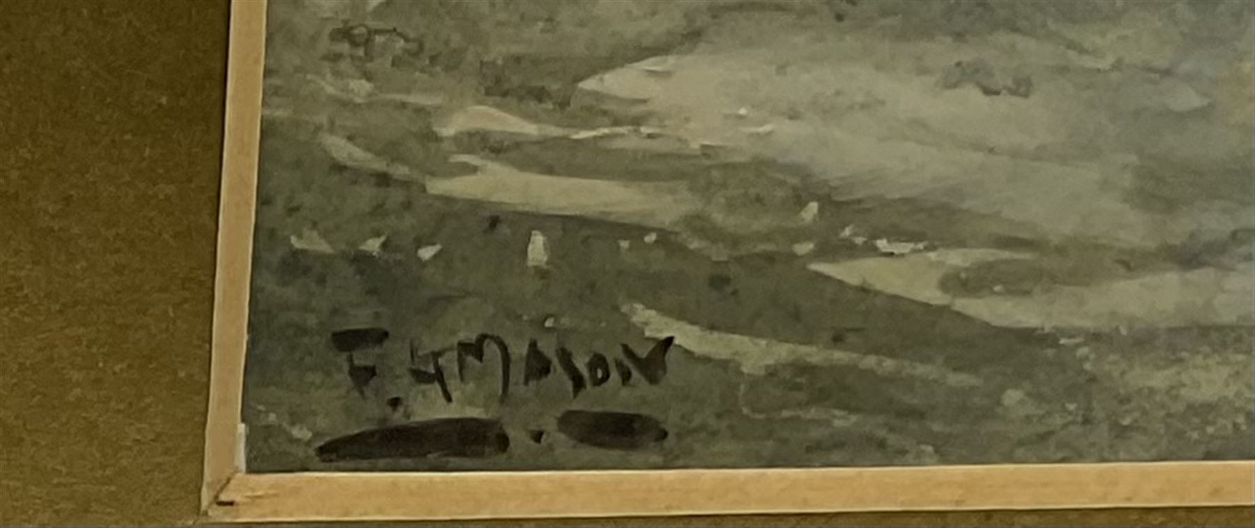 Frank Henry Mason (Staithes Group 1875-1965): Scarborough from Cornelian Bay & Sailing Vessels off the Scarborough Coast, pair watercolours signed 23cm x 34cm (2)