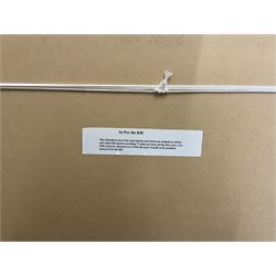 James Lishman (British 1931-2024): 'In for the Kill', oil on board signed, titled verso 60cm x 88cm 