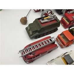 Mamod steam engine, together with other die cast cars etc
