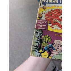 Fifty-six Marvel Silver Age 'Strange Tales' comic books, spanning years 1959-1966, comprising issues #68, #91, #94, #96, #100, #101, #106, #108, #113, #115, #116, #119, #121, #122, #124-#149, including some duplicates