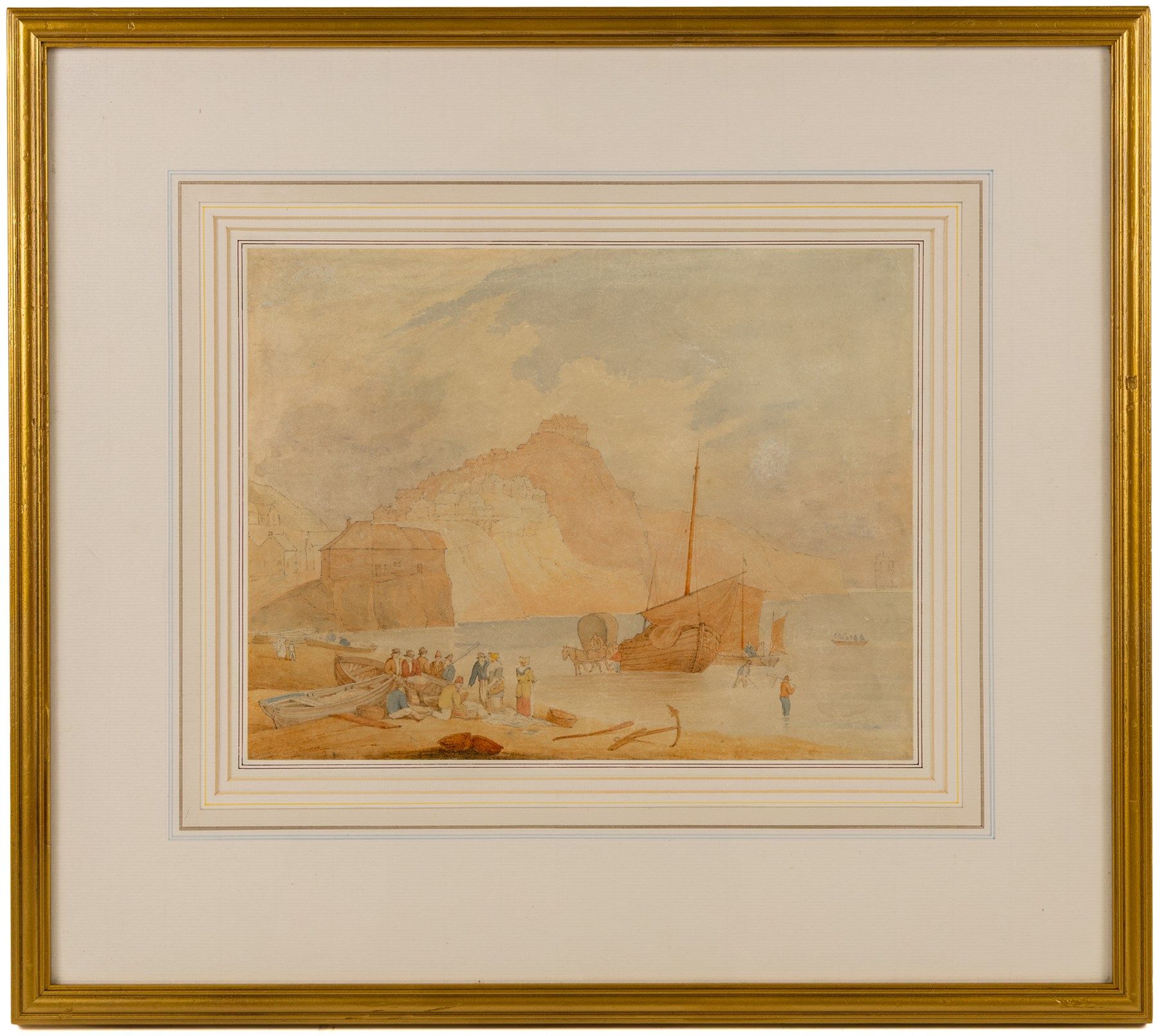 After Francis Nicholson (British 1753-1844): Robin Hood's Bay, watercolour unsigned 24cm x 31.5cm 