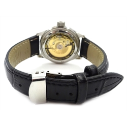  Oris gentleman's big crown pointer date automatic chronometer wristwatch model no 7482B boxed 36mm  