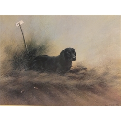  Labrador with Pheasant, limited edition colour print No.66/150 signed in pencil by John Naylor (British 1960-) 30cm x 43cm  