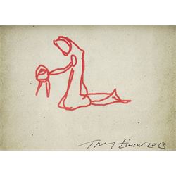 Tracey Emin (British 1963): 'iPad Sketch - Nativity Series 2', limited edition print in co...