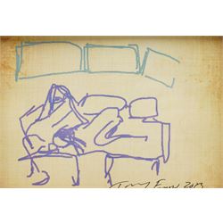 Tracey Emin (British 1963): 'iPad Sketch - Sex Series 2', limited edition print in colours...