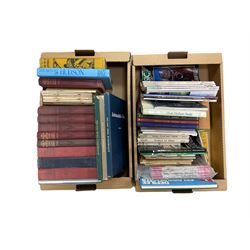 Collection of motoring books, to include The Book of the Motor Car, The Modern Motor Engineer, Automobile of the year etc, in three boxes