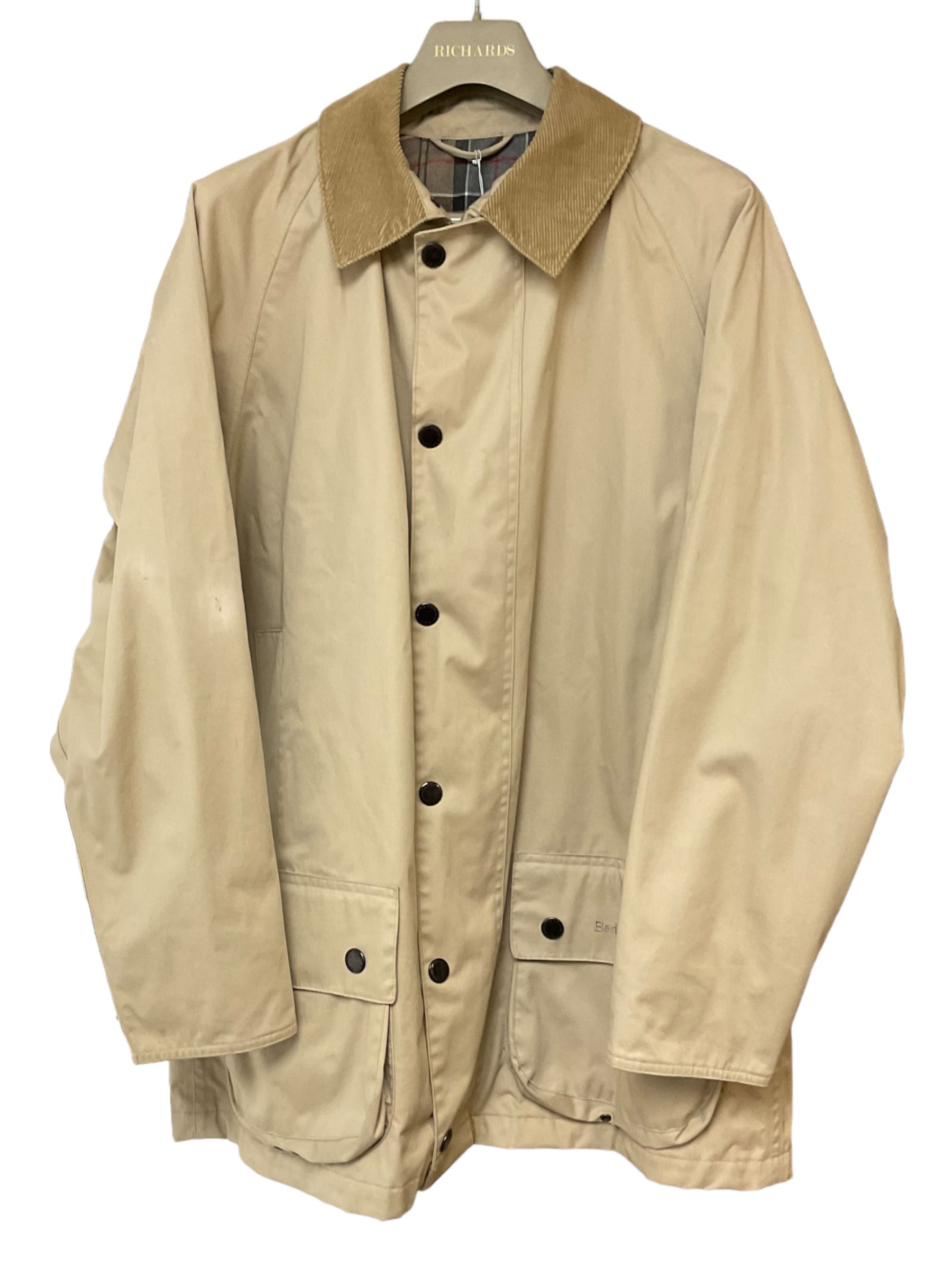 Men's Lightweight Beaufort Barbour camel colour jacket | Textiles