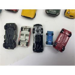 Corgi - approximately forty die-cast models of various scales to include ‘On the Move’ CC11406 and CC11407, both boxed; Renault 16, Ford Consul Classic, Vanwall Racing Car etc 