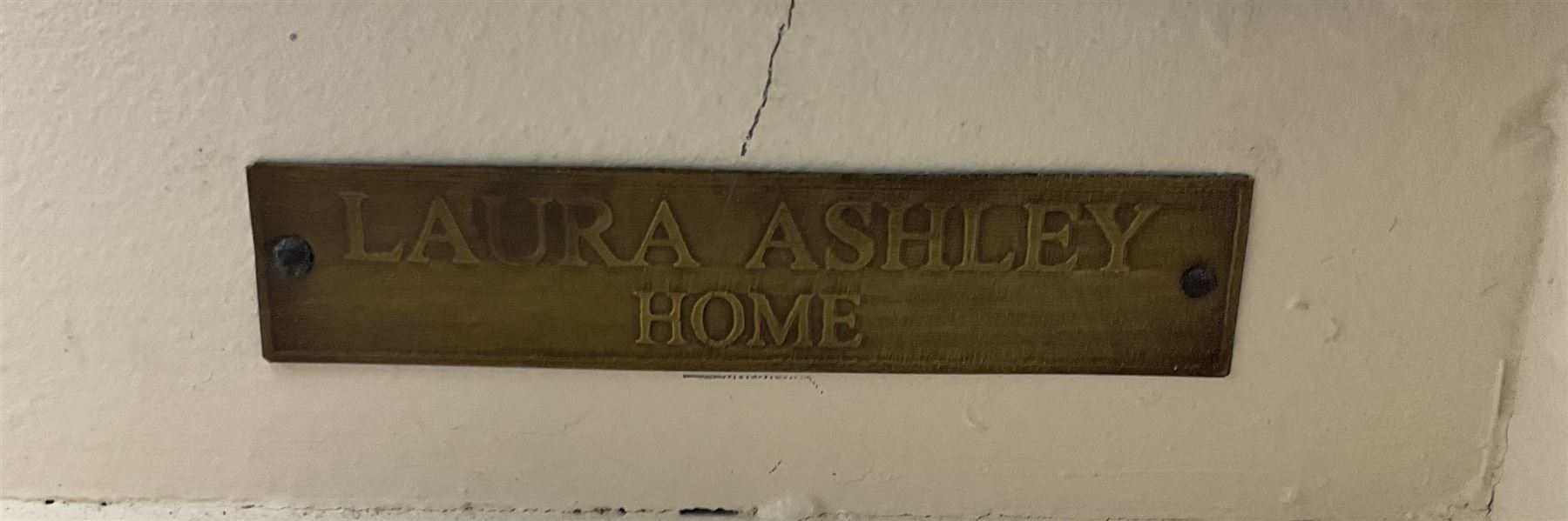 Laura Ashley Bramley range French style cream painted console table, single drawer, turned tapering supports 